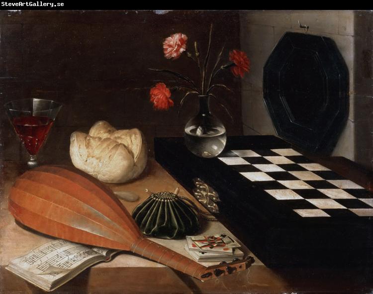 Lubin Baugin Still Life with Chessboard (mk08)